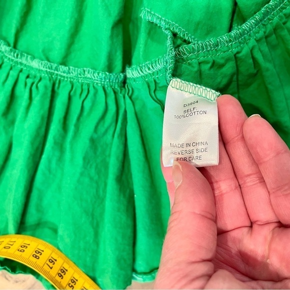 Alexia Admor ~ Green Smocked Neck Trapeze ~MOLLY DRESS $245 size 2 halter - Picture 12 of 14